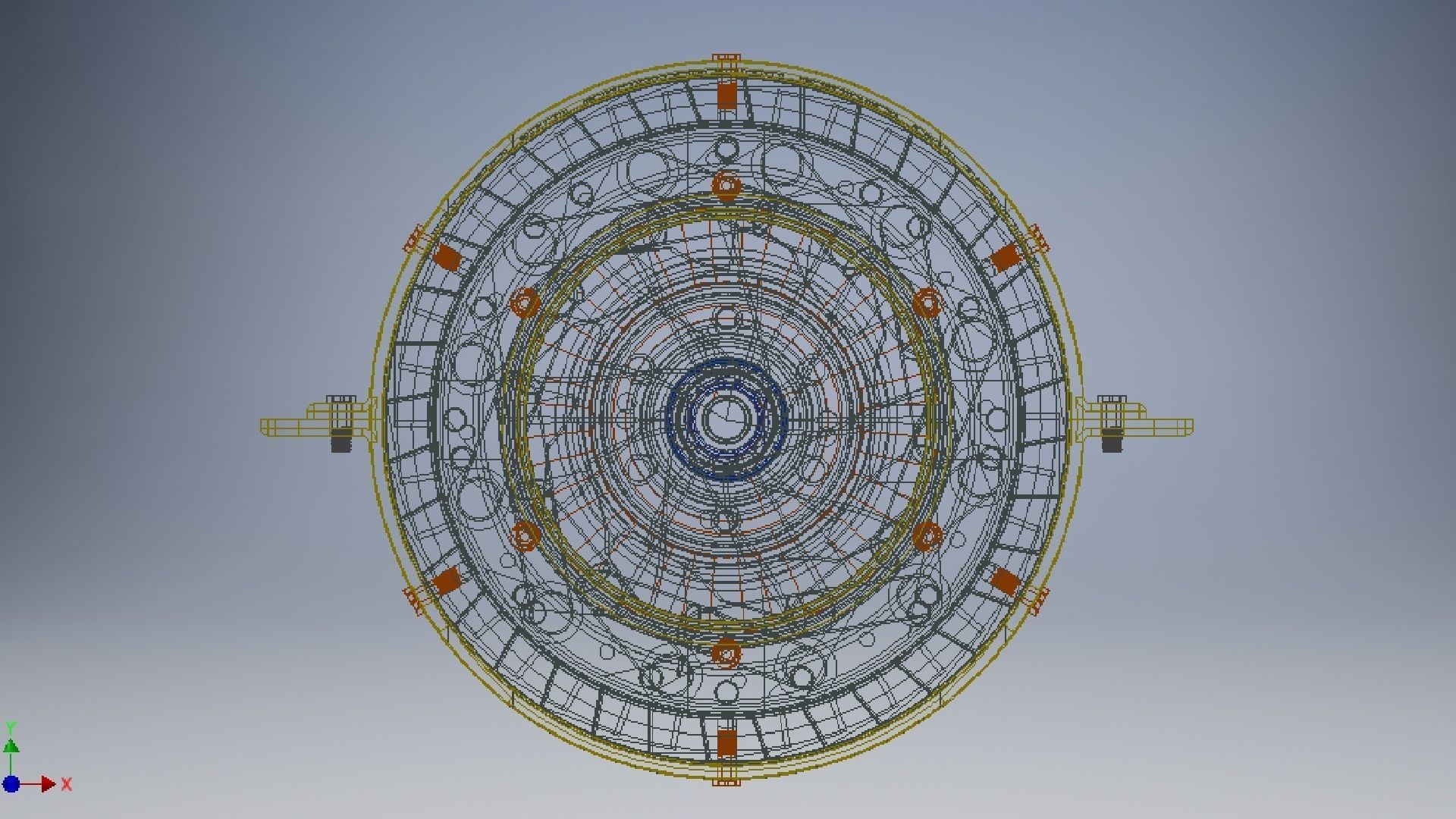 Jet Engine 3D model 3D model_9