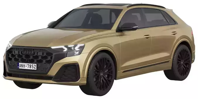 Audi Q8 2024 3D model
