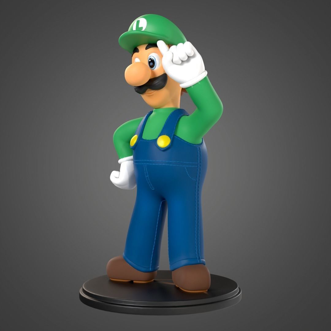 Luigi for printing 3D print model_2