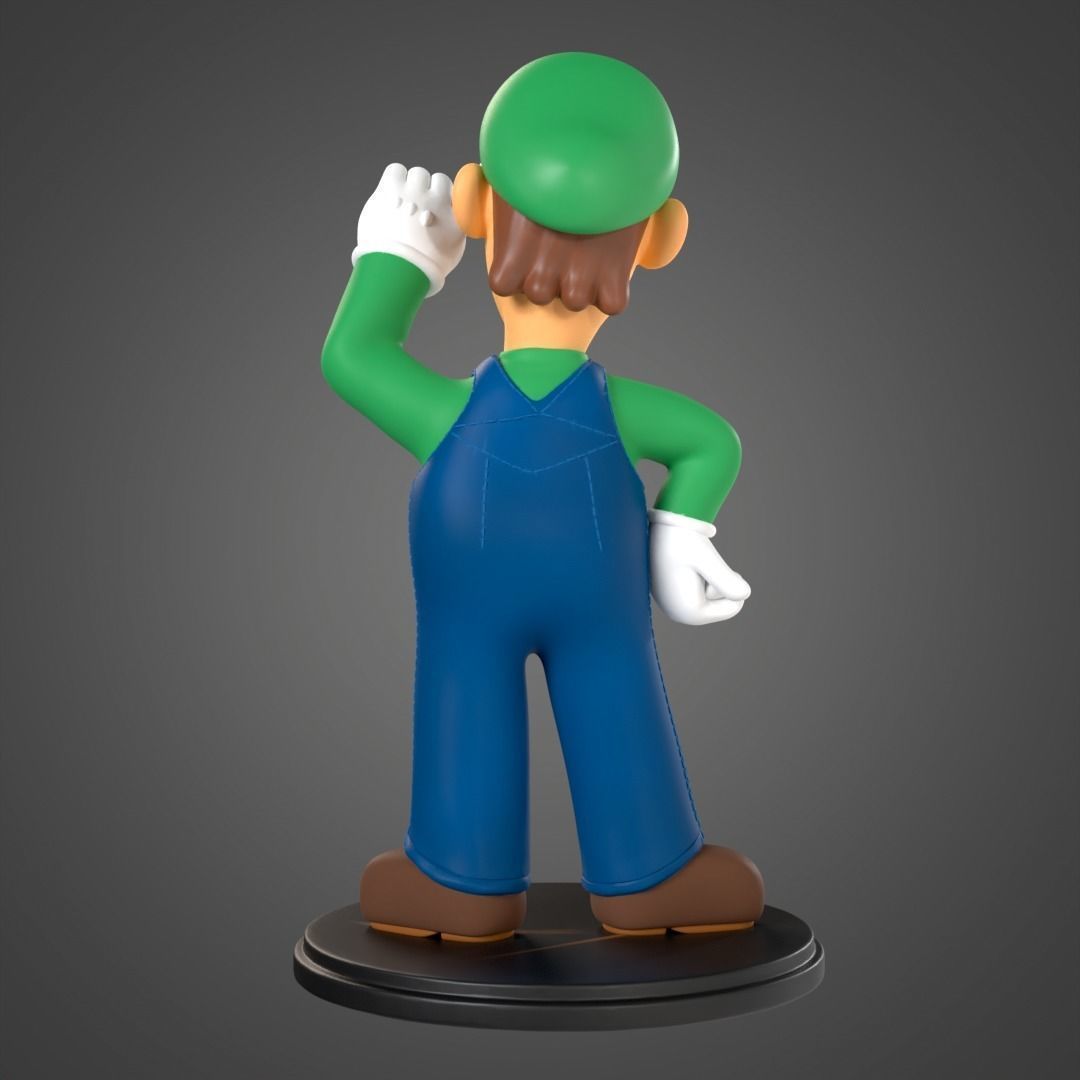 Luigi for printing 3D print model_4
