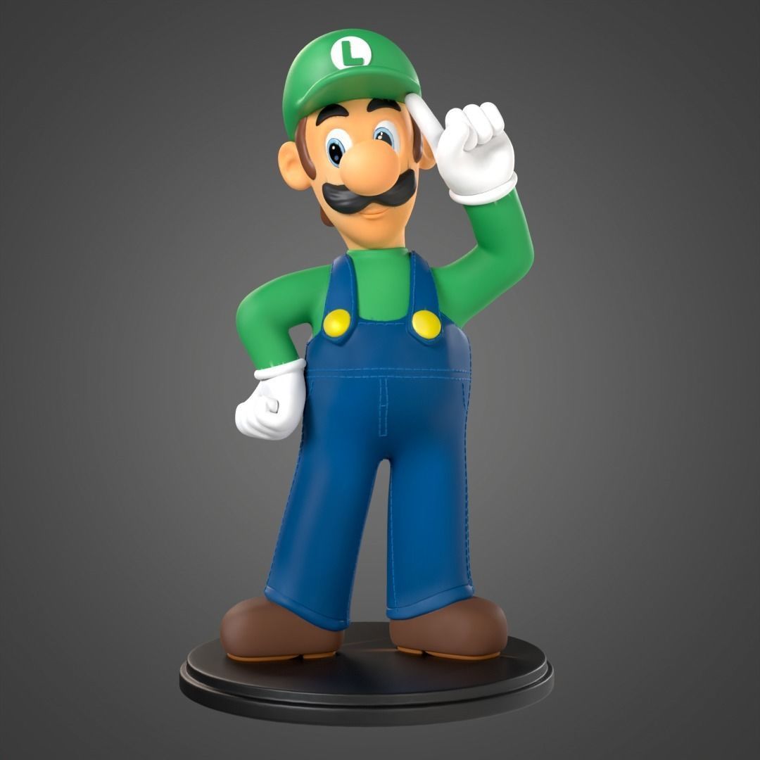 Luigi for printing 3D print model_5