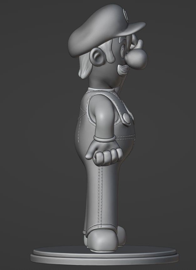 Luigi for printing 3D print model_13