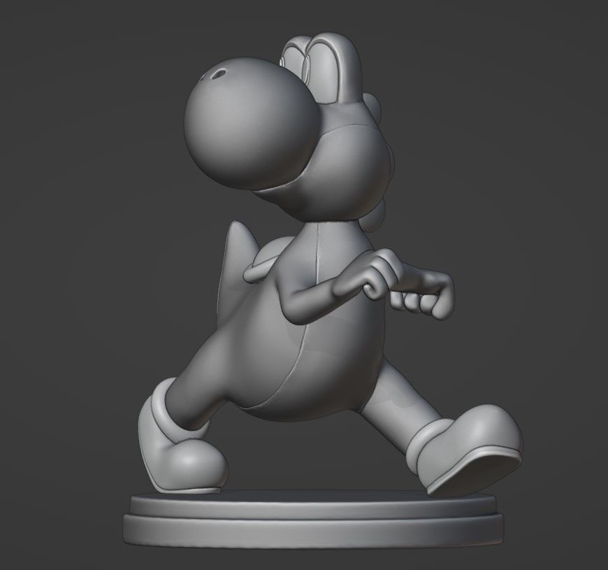 Yoshi for printing 3D print model_7