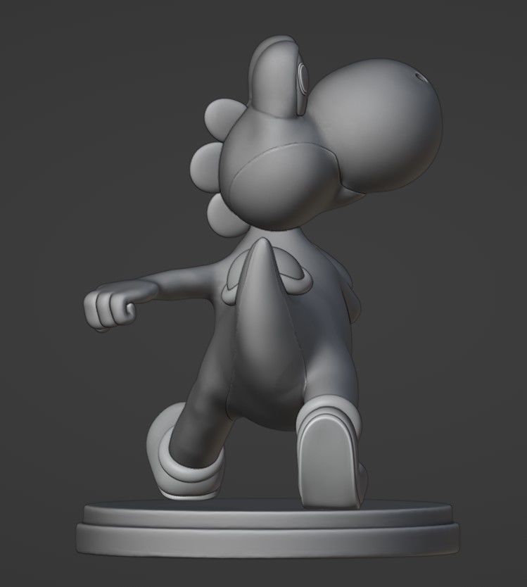 Yoshi for printing 3D print model_11