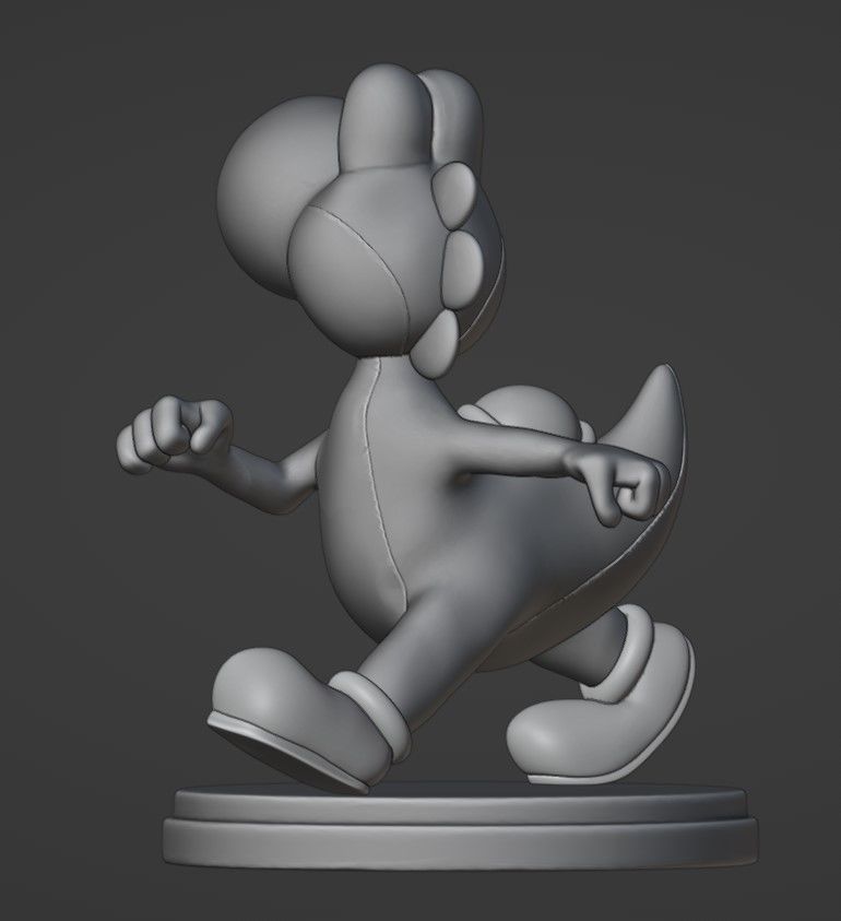 Yoshi for printing 3D print model_9