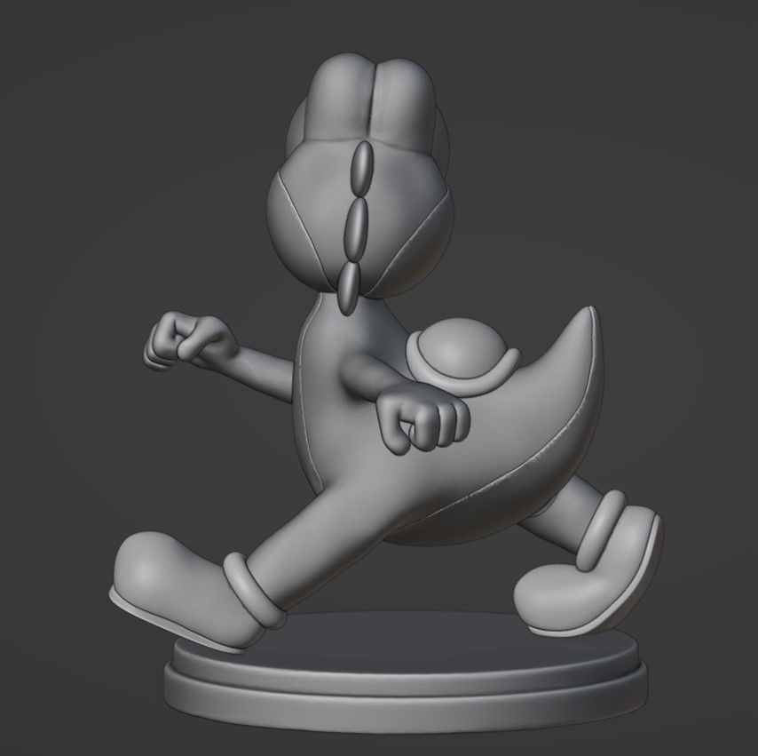 Yoshi for printing 3D print model_10