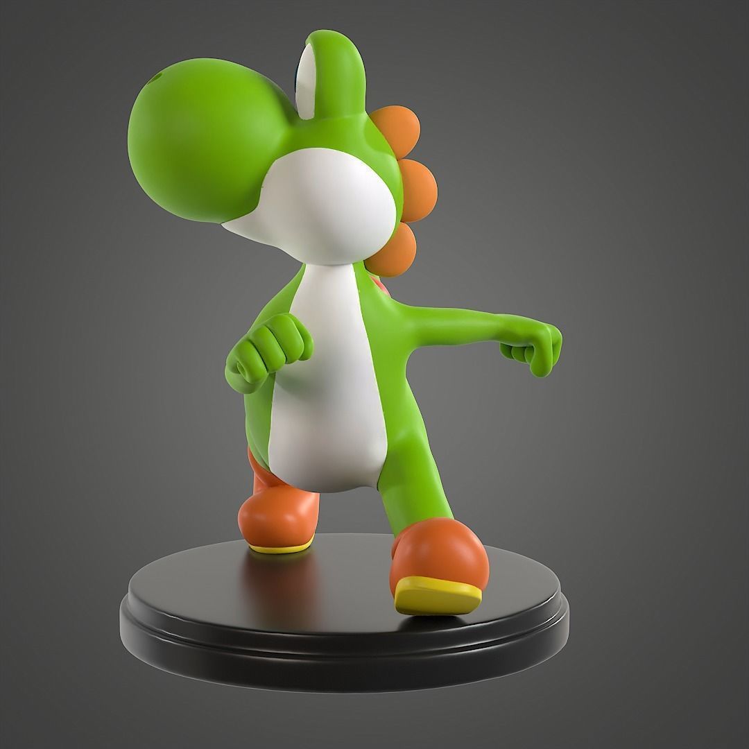 Yoshi for printing 3D print model_4