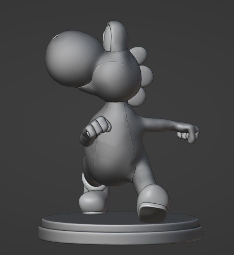 Yoshi for printing 3D print model_8