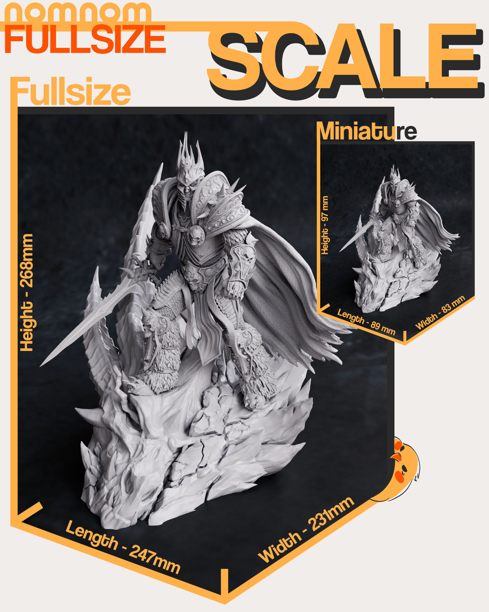 Arthas - World of Warcraft 3D print model_5