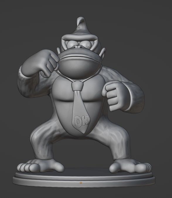 Donkey Kong for printing 3D print model_5