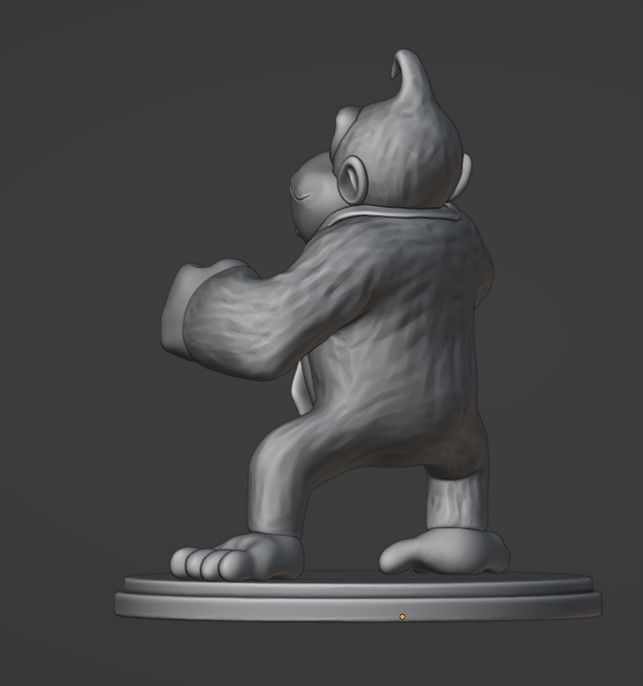 Donkey Kong for printing 3D print model_9