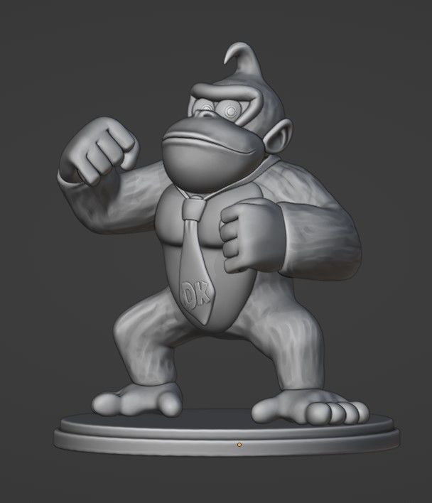 Donkey Kong for printing 3D print model_4