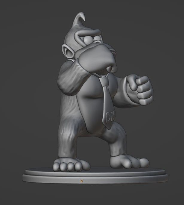 Donkey Kong for printing 3D print model_6