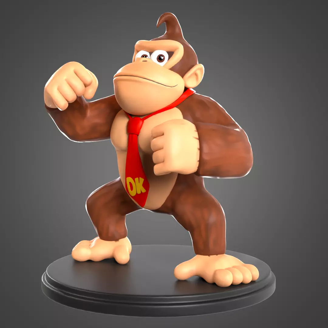 Donkey Kong for printing 3D print model_0