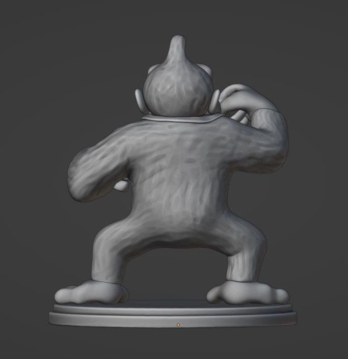 Donkey Kong for printing 3D print model_8