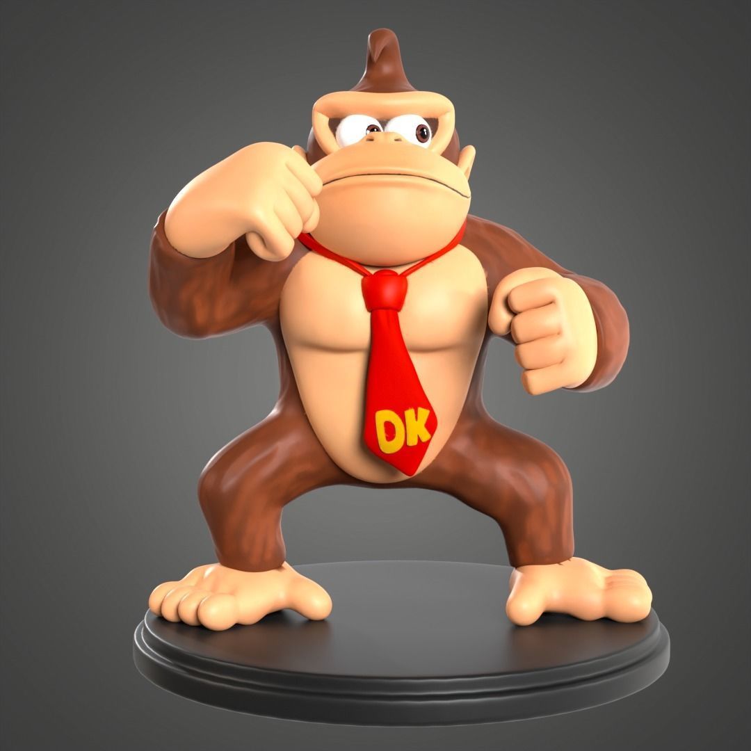 Donkey Kong for printing 3D print model_1