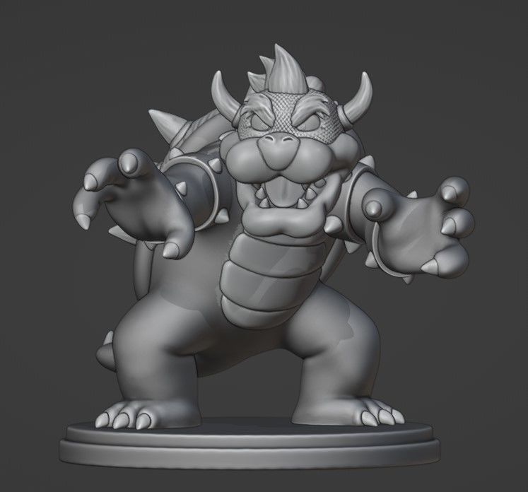 Bowser for printing 3D print model_5