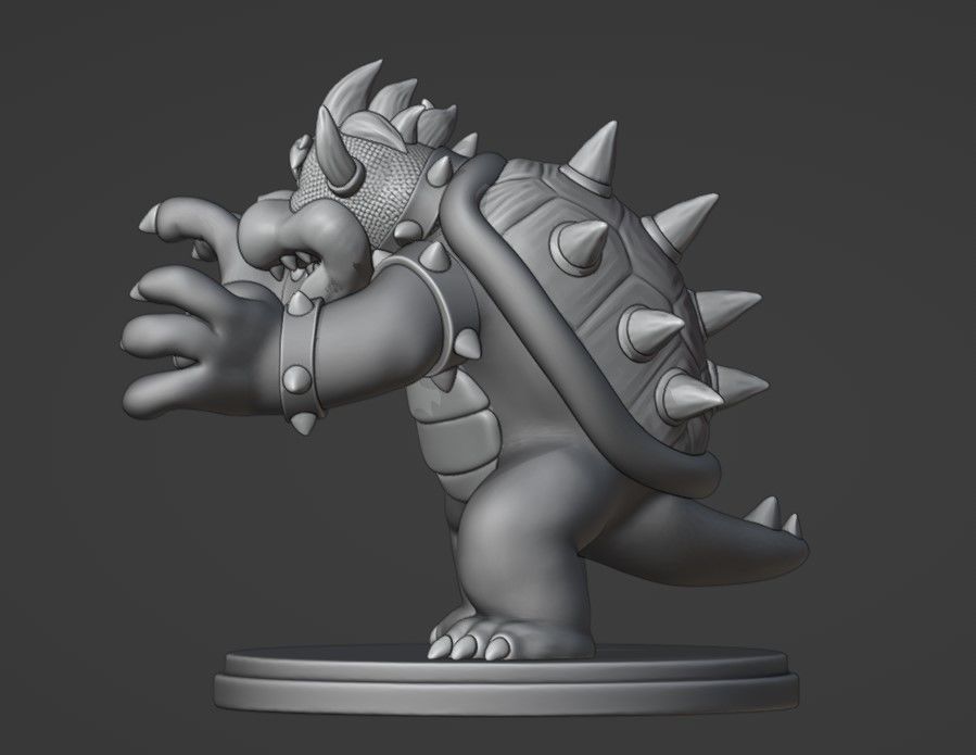 Bowser for printing 3D print model_6
