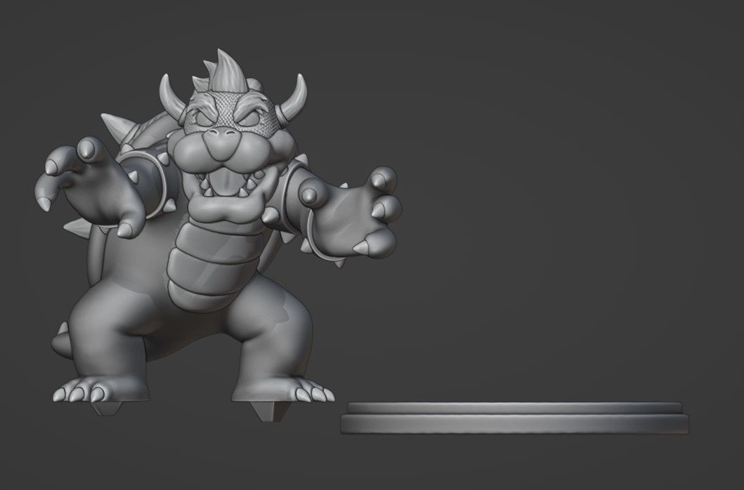 Bowser for printing 3D print model_10