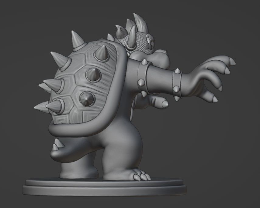Bowser for printing 3D print model_8