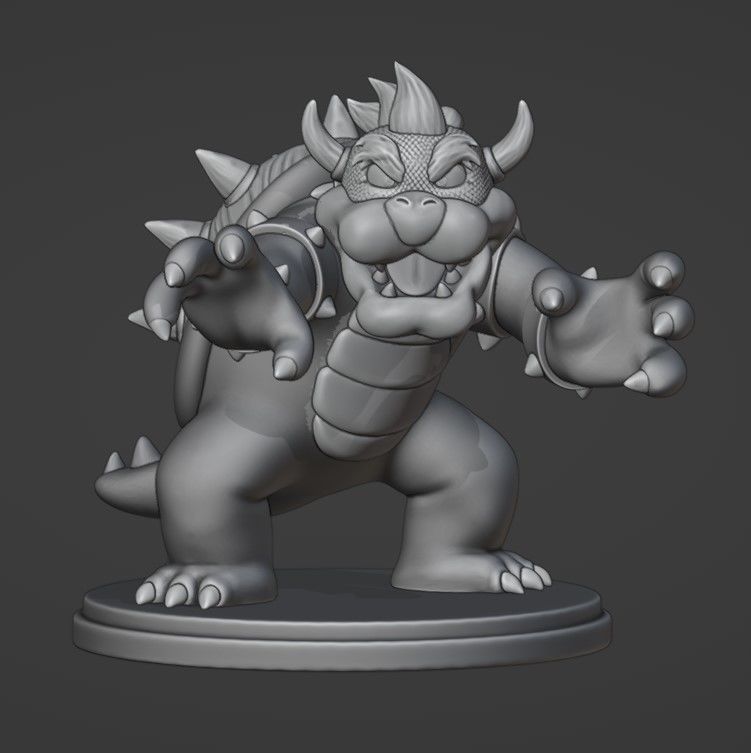 Bowser for printing 3D print model_9
