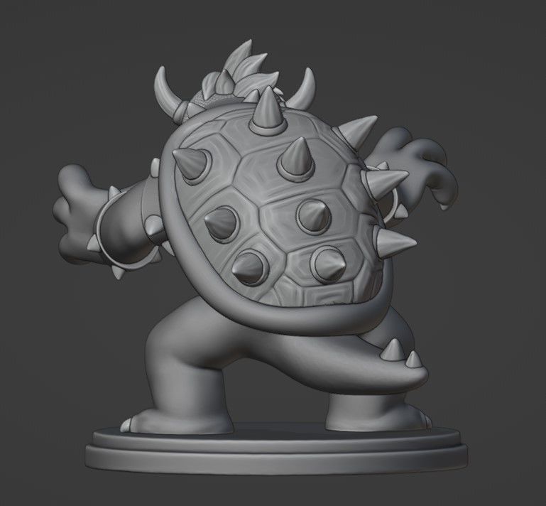Bowser for printing 3D print model_7