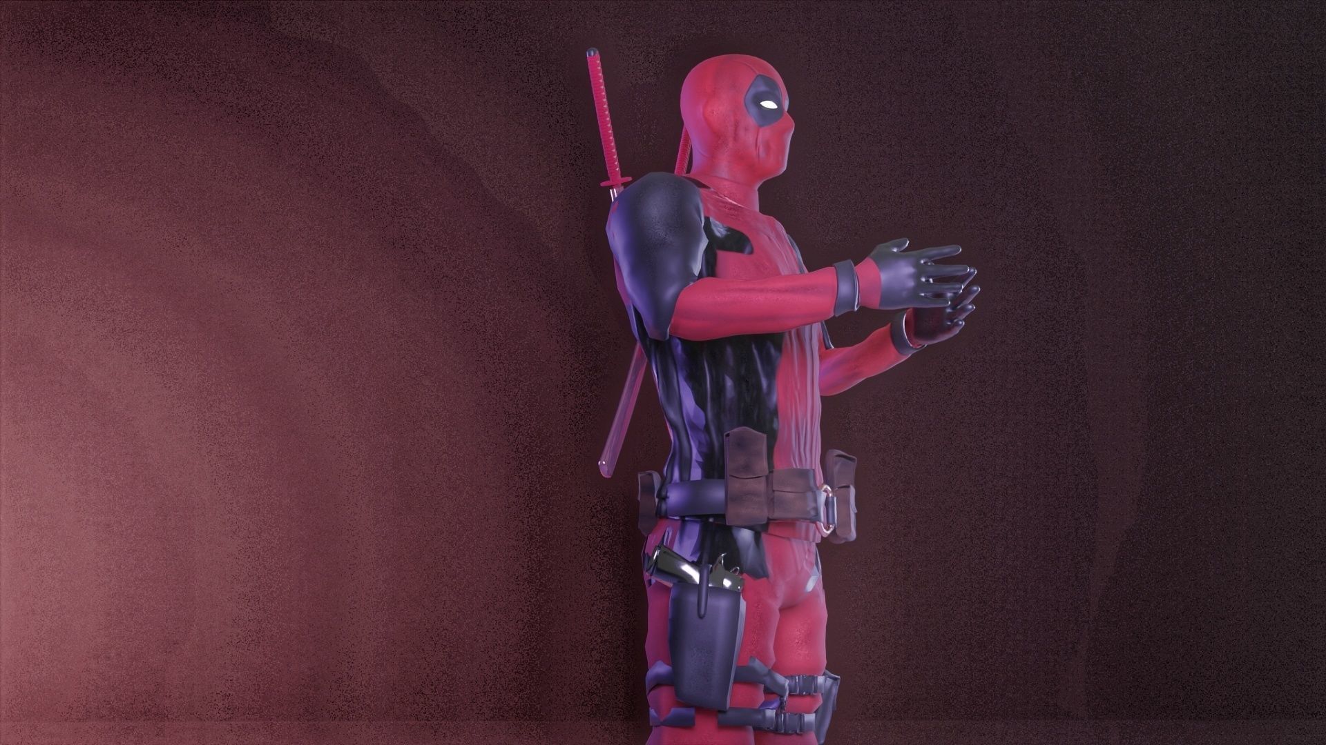 Deadpool 3D model_7