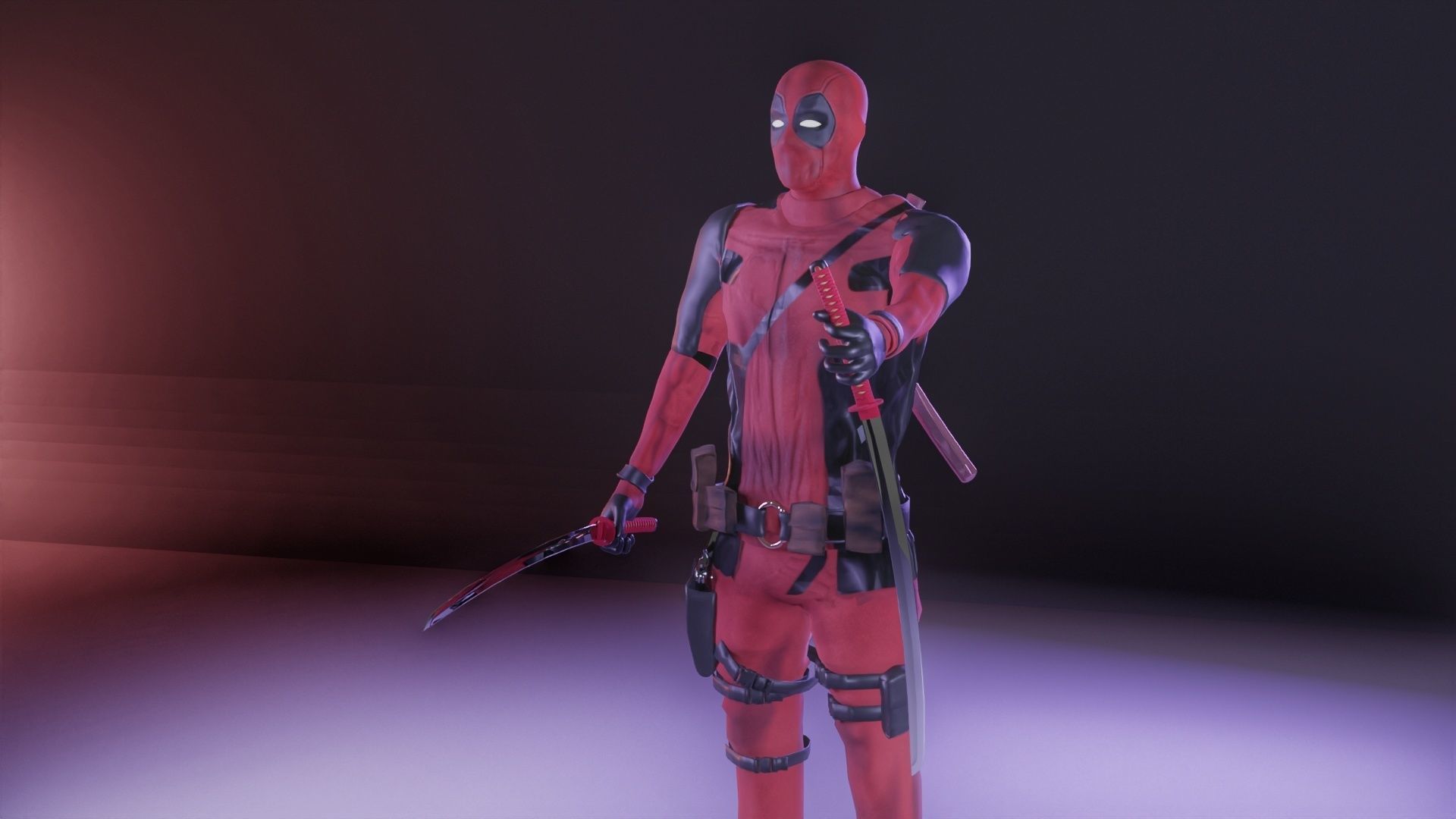 Deadpool 3D model_2