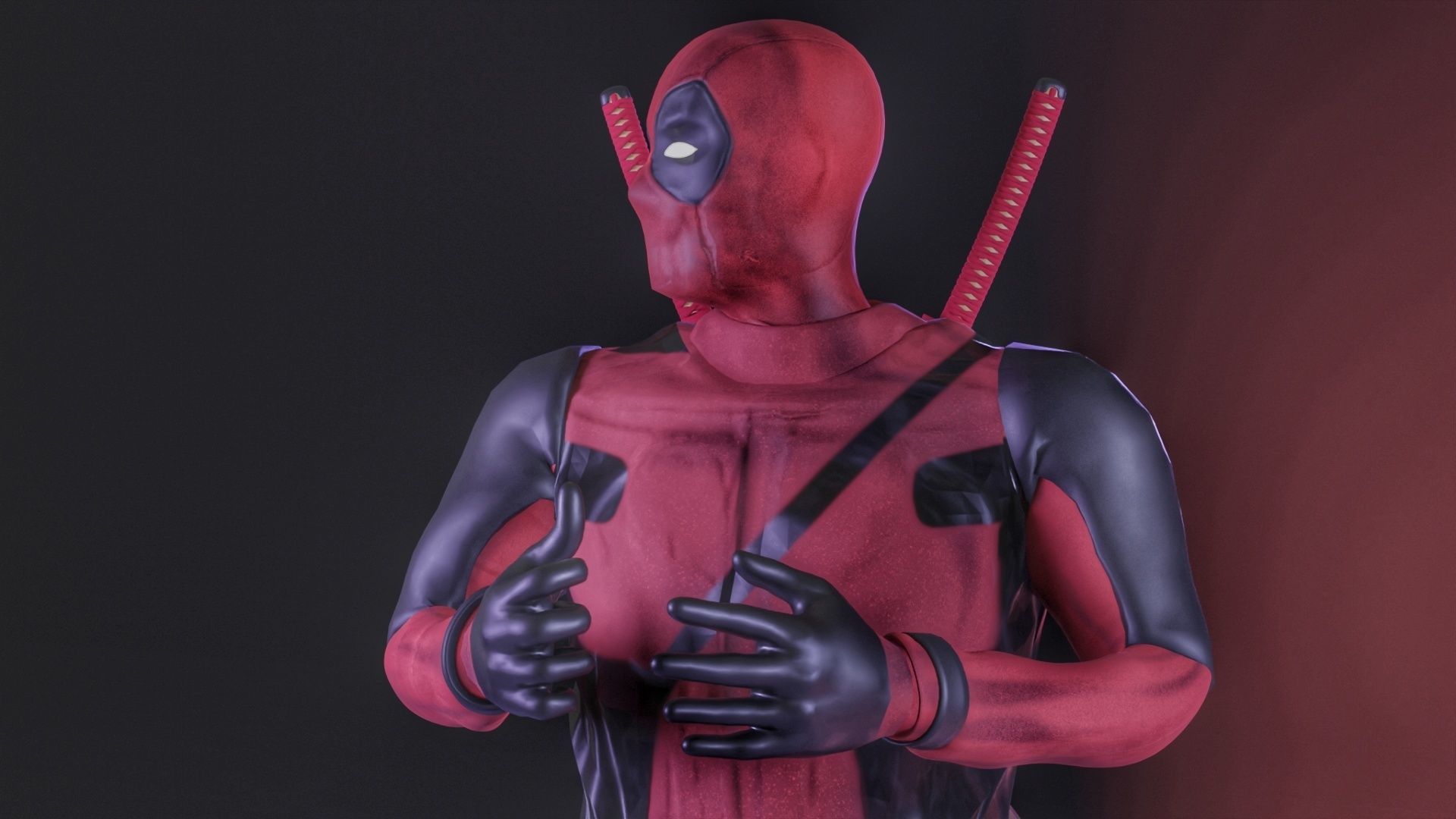 Deadpool 3D model_6