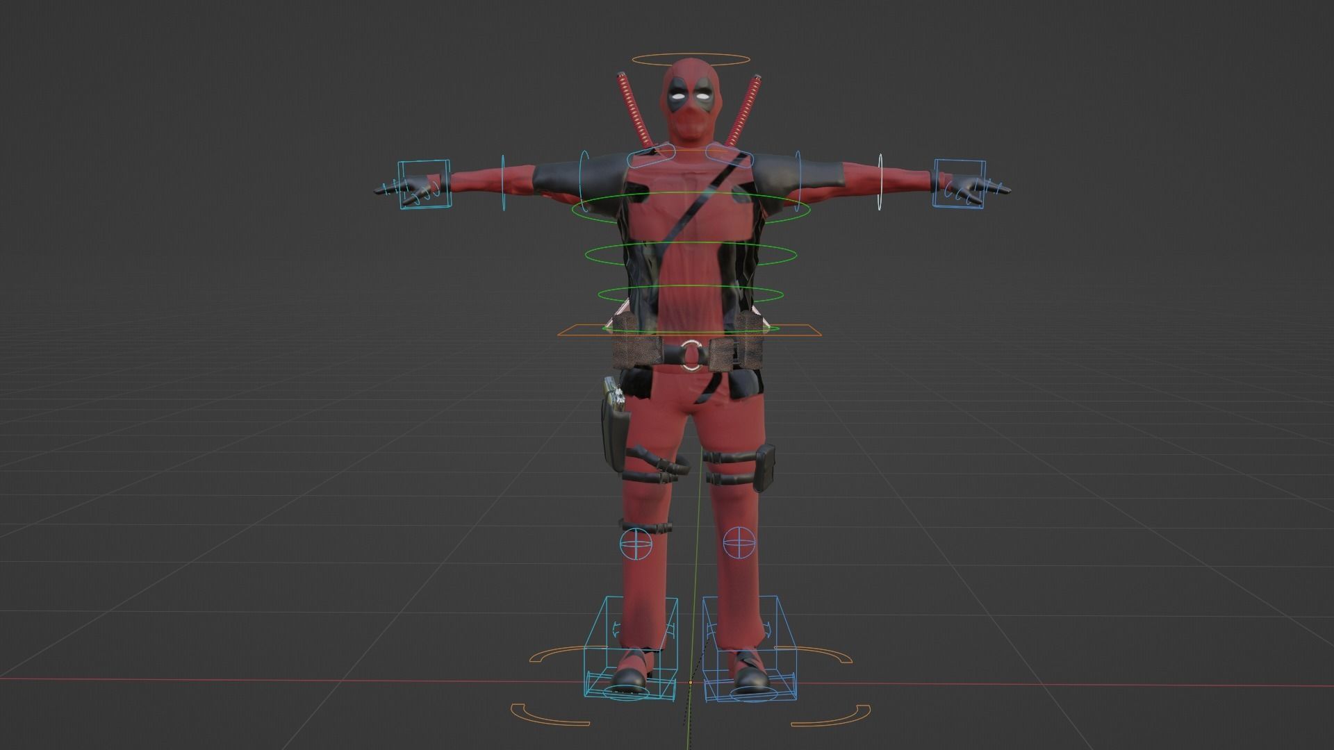 Deadpool 3D model_10