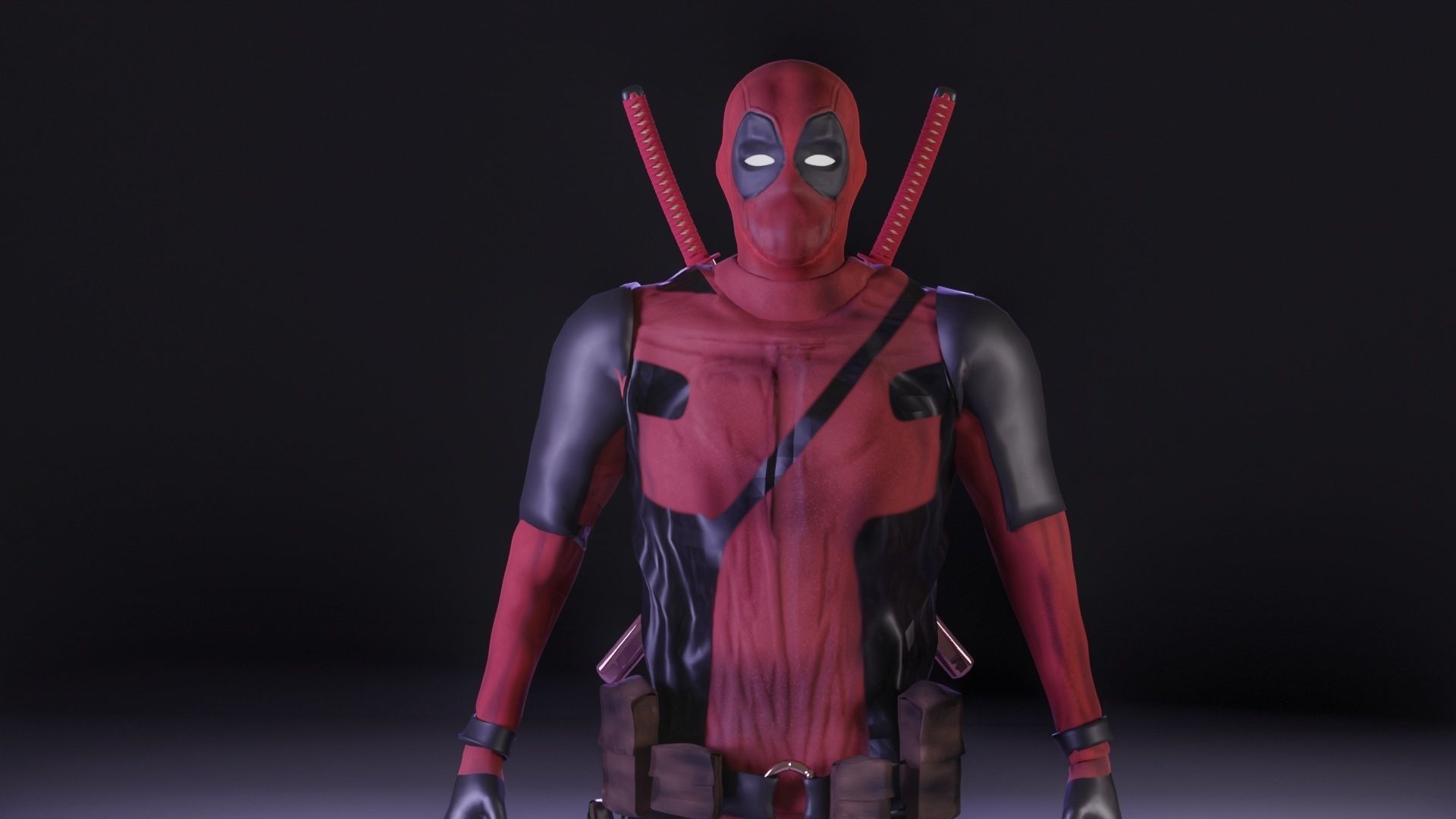 Deadpool 3D model_4
