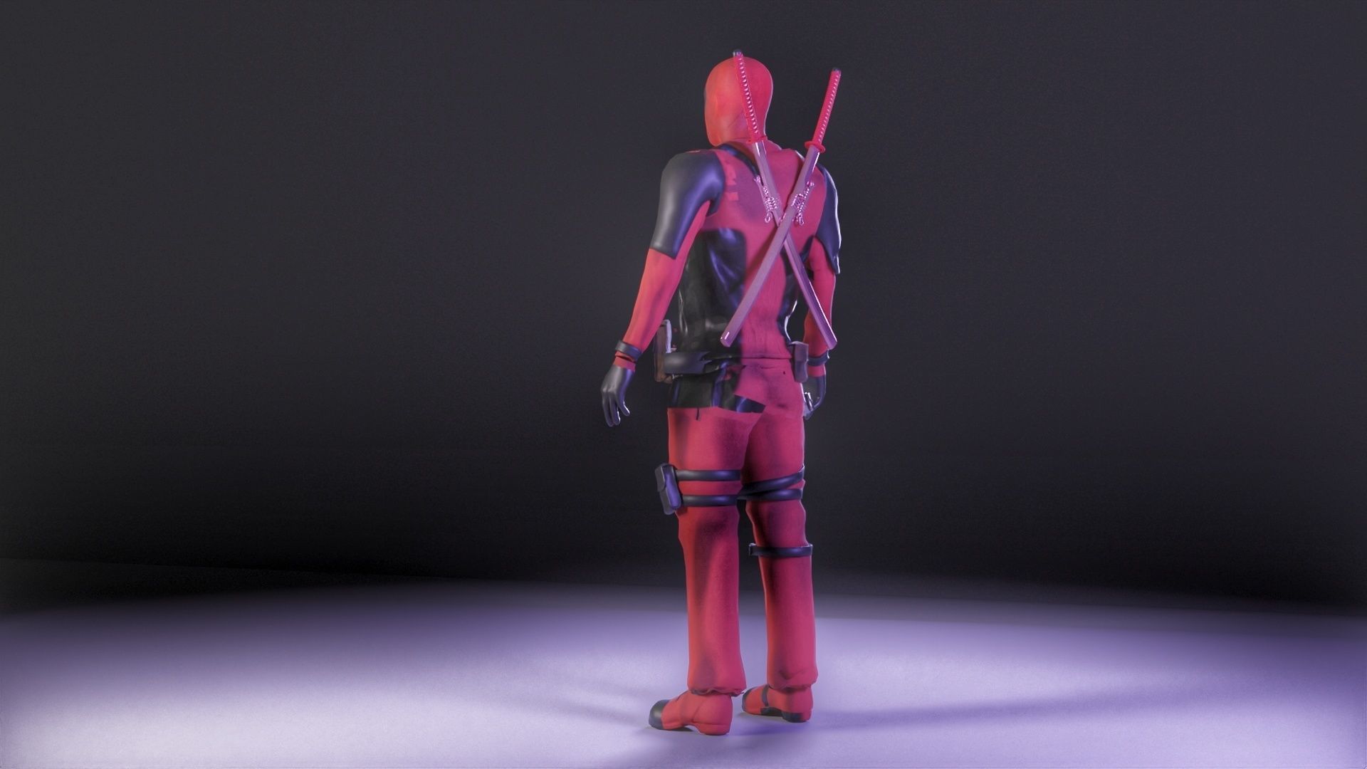 Deadpool 3D model_1