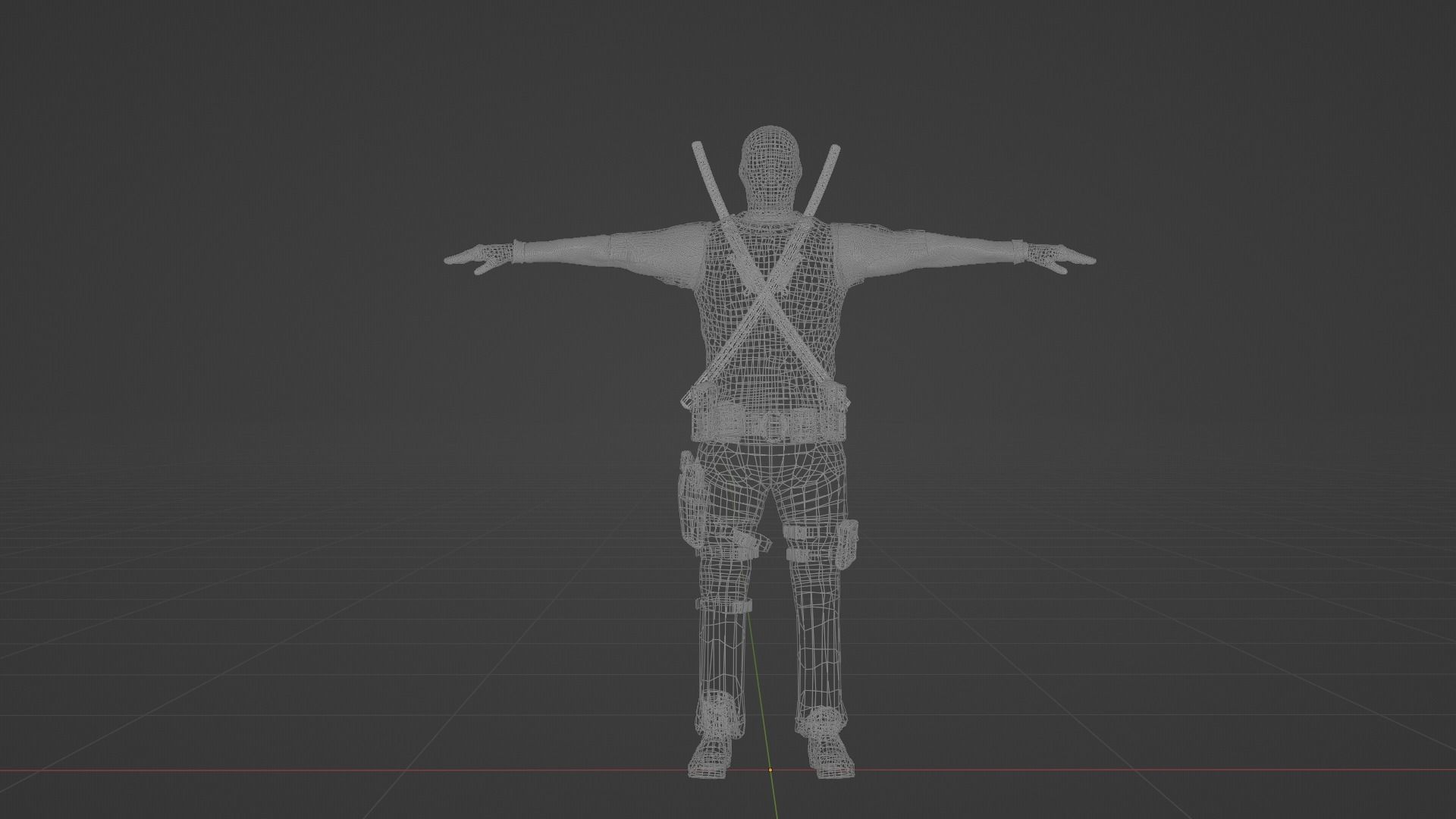 Deadpool 3D model_11