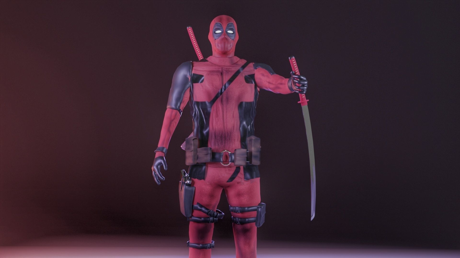 Deadpool 3D model_3