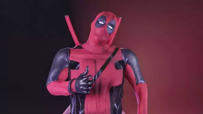 Deadpool 3D model