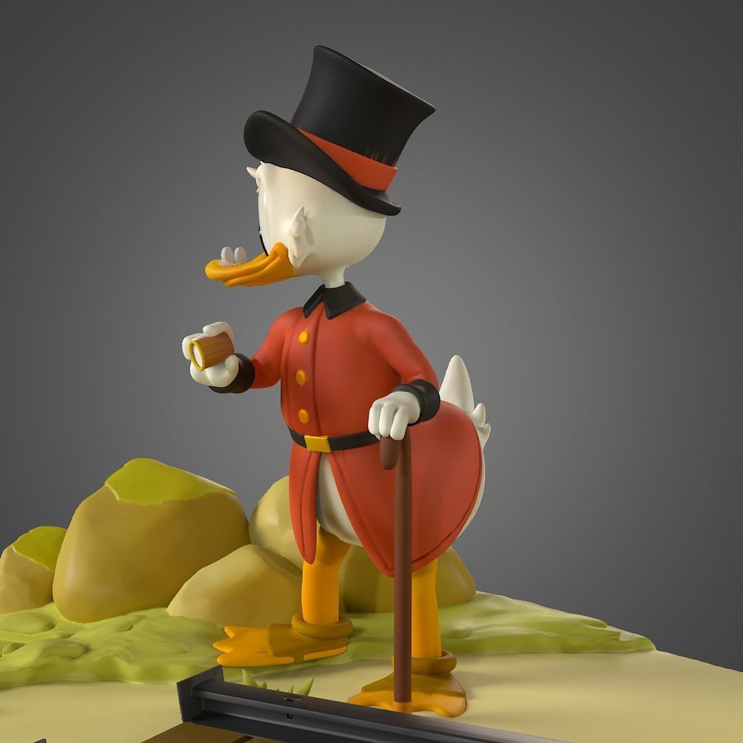Duck Tales diorama for printing 3D print model_5