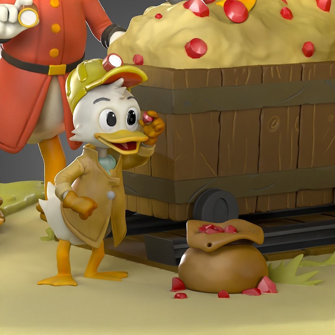Duck Tales diorama for printing 3D print model_13