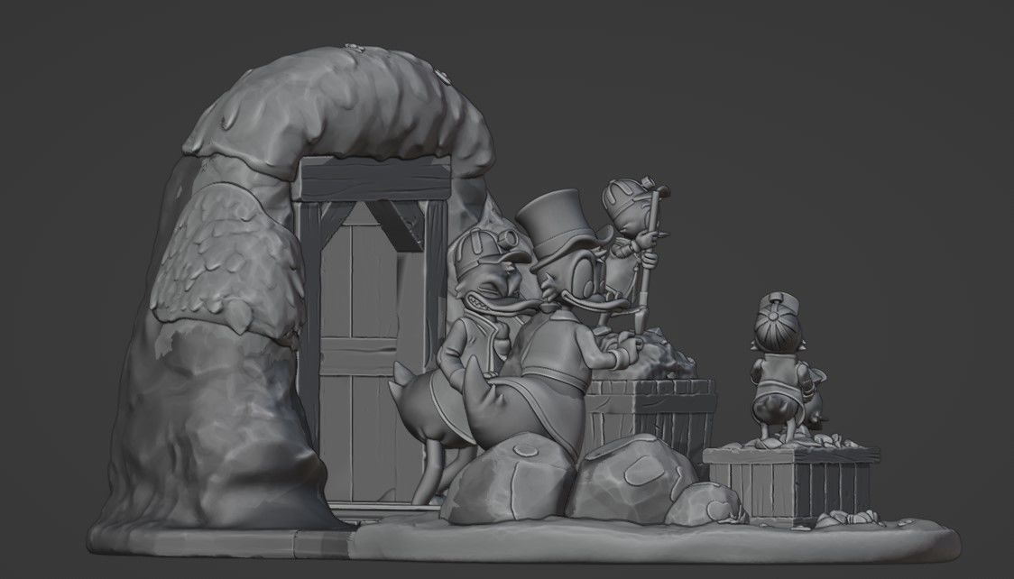 Duck Tales diorama for printing 3D print model_18
