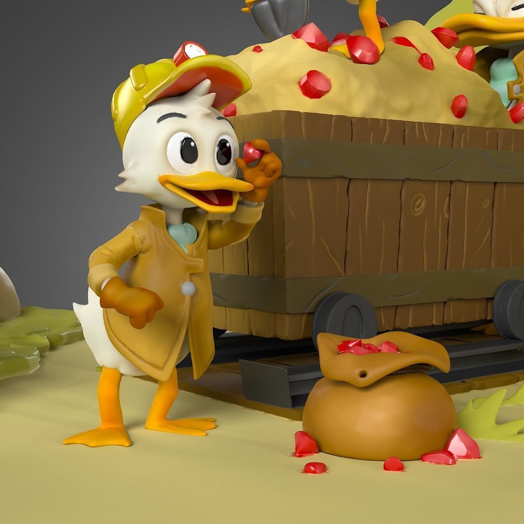 Duck Tales diorama for printing 3D print model_12