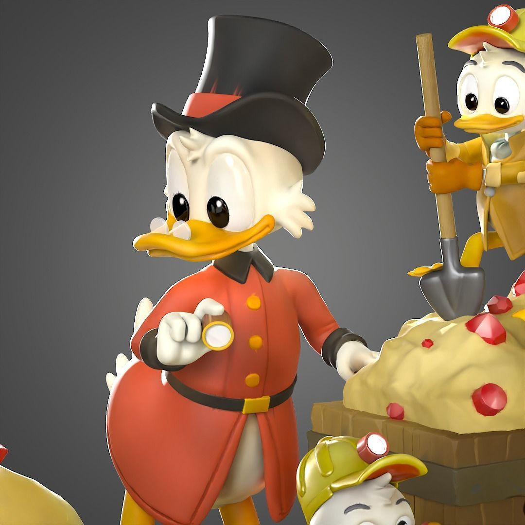 Duck Tales diorama for printing 3D print model_14