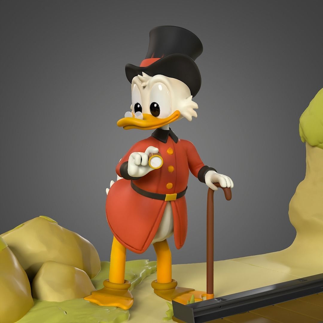 Duck Tales diorama for printing 3D print model_4