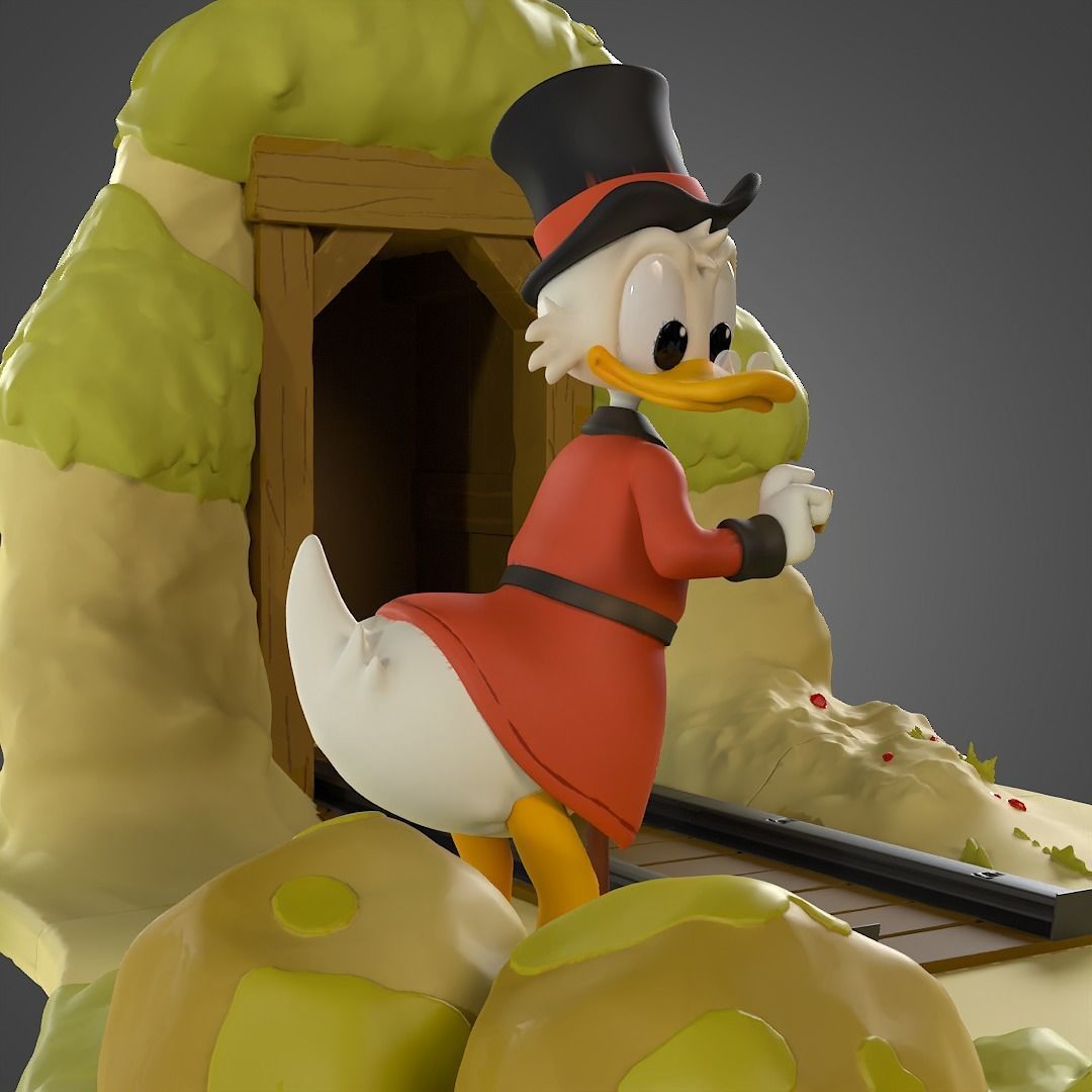 Duck Tales diorama for printing 3D print model_7