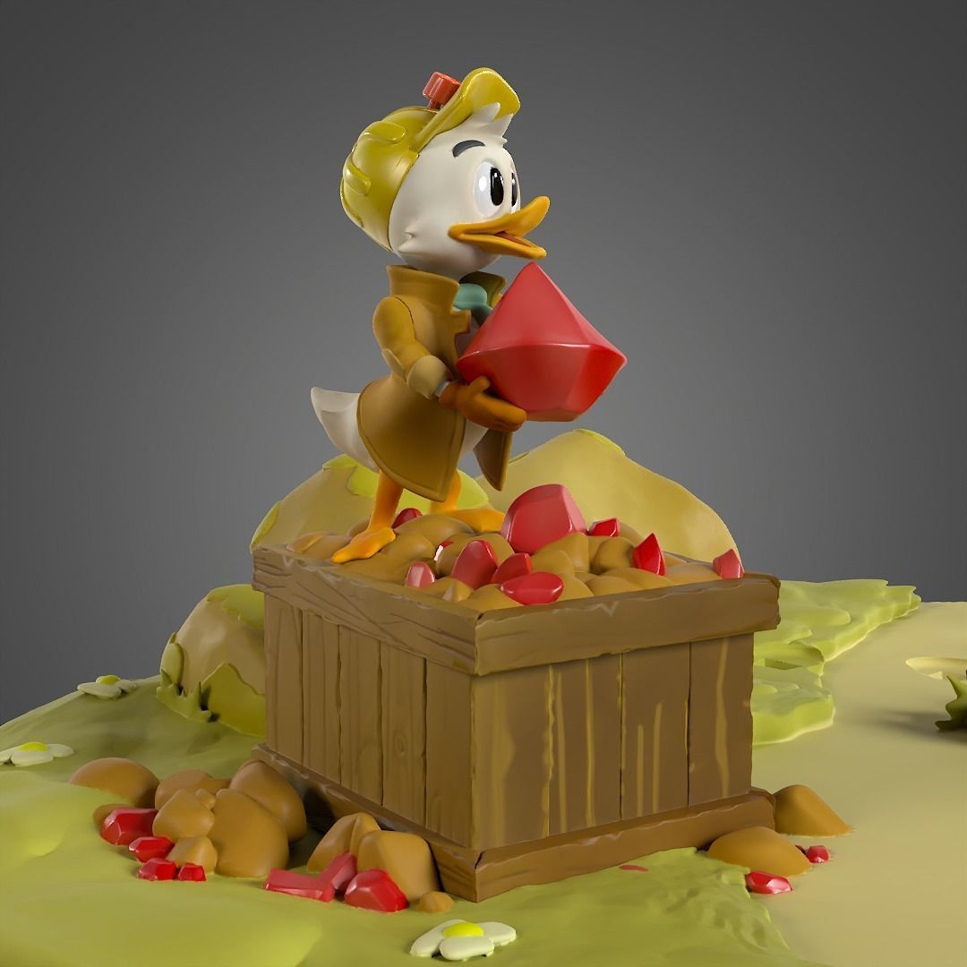 Duck Tales diorama for printing 3D print model_8