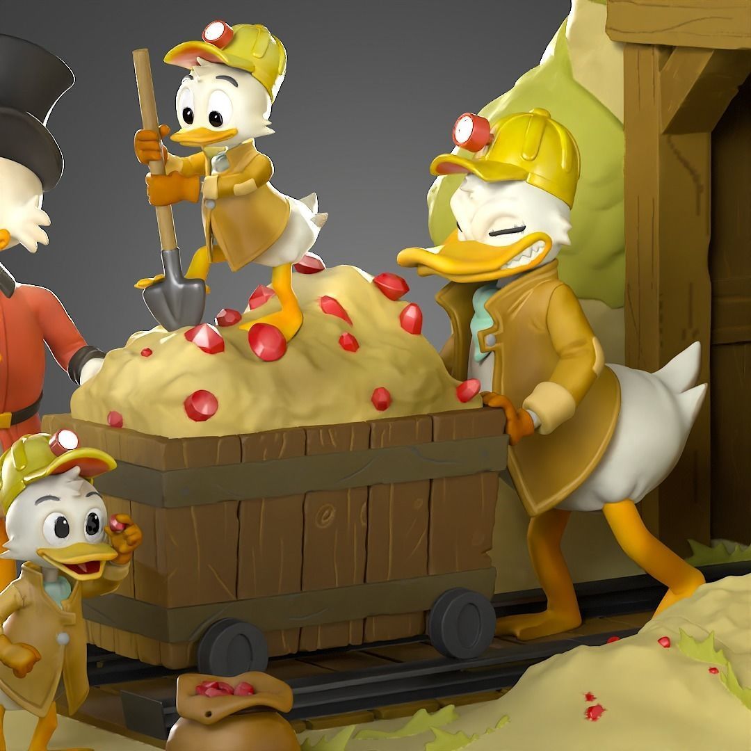 Duck Tales diorama for printing 3D print model_15