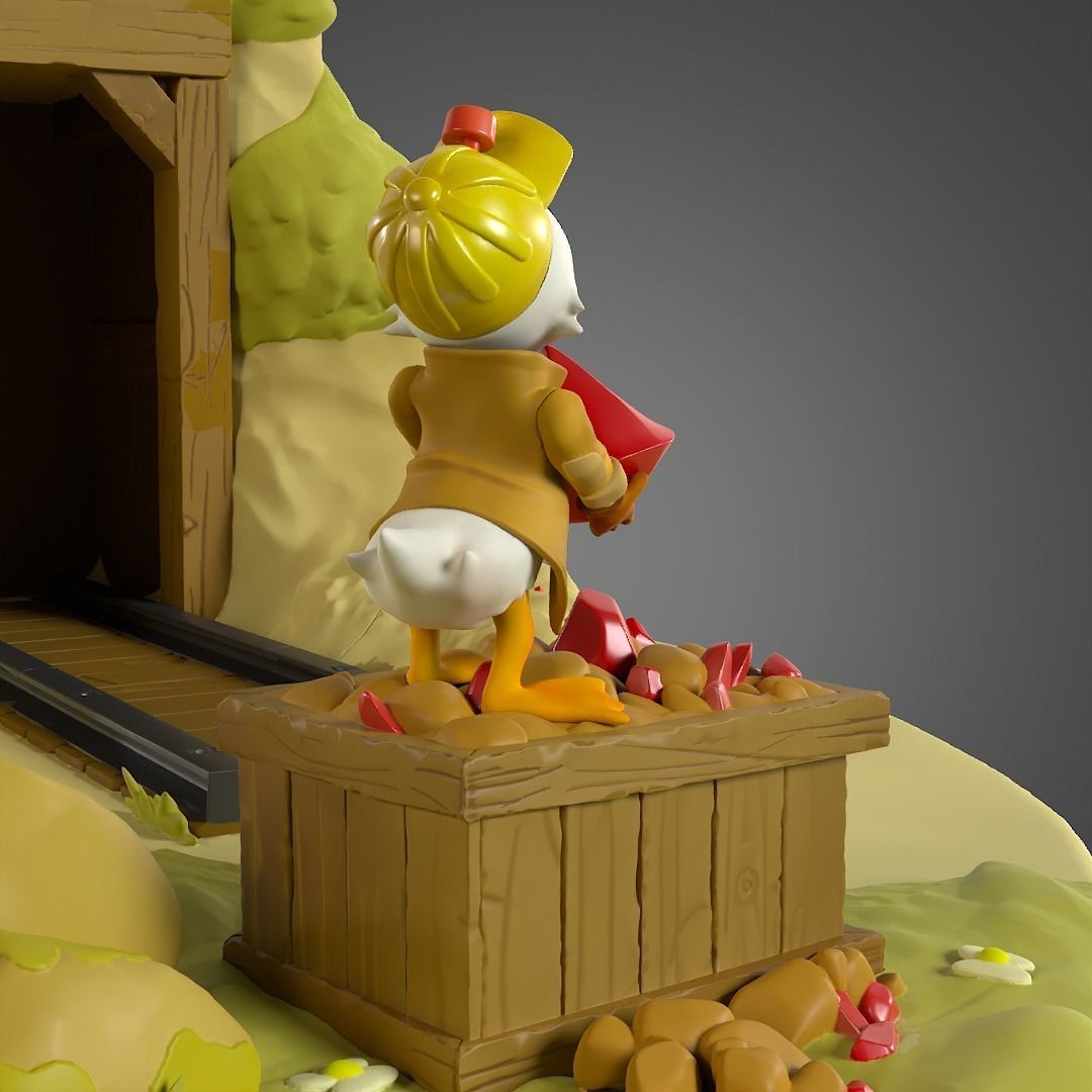 Duck Tales diorama for printing 3D print model_9