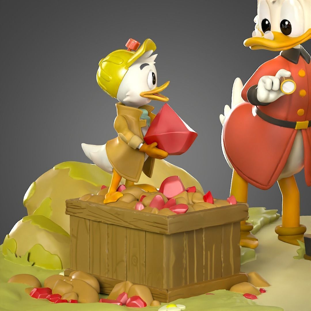 Duck Tales diorama for printing 3D print model_16
