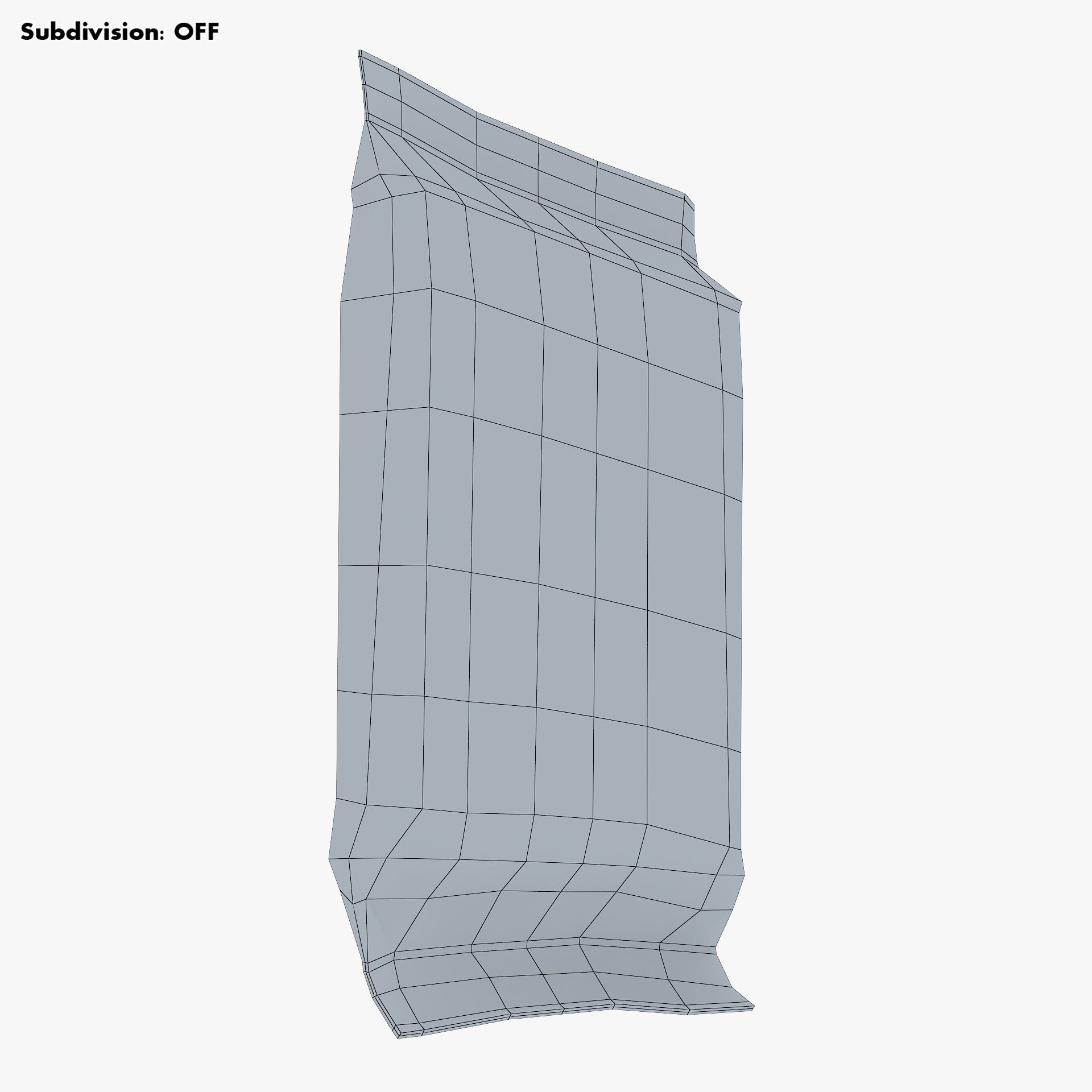 Wafers Chocolate Packaging Simple M 1 3D model_11