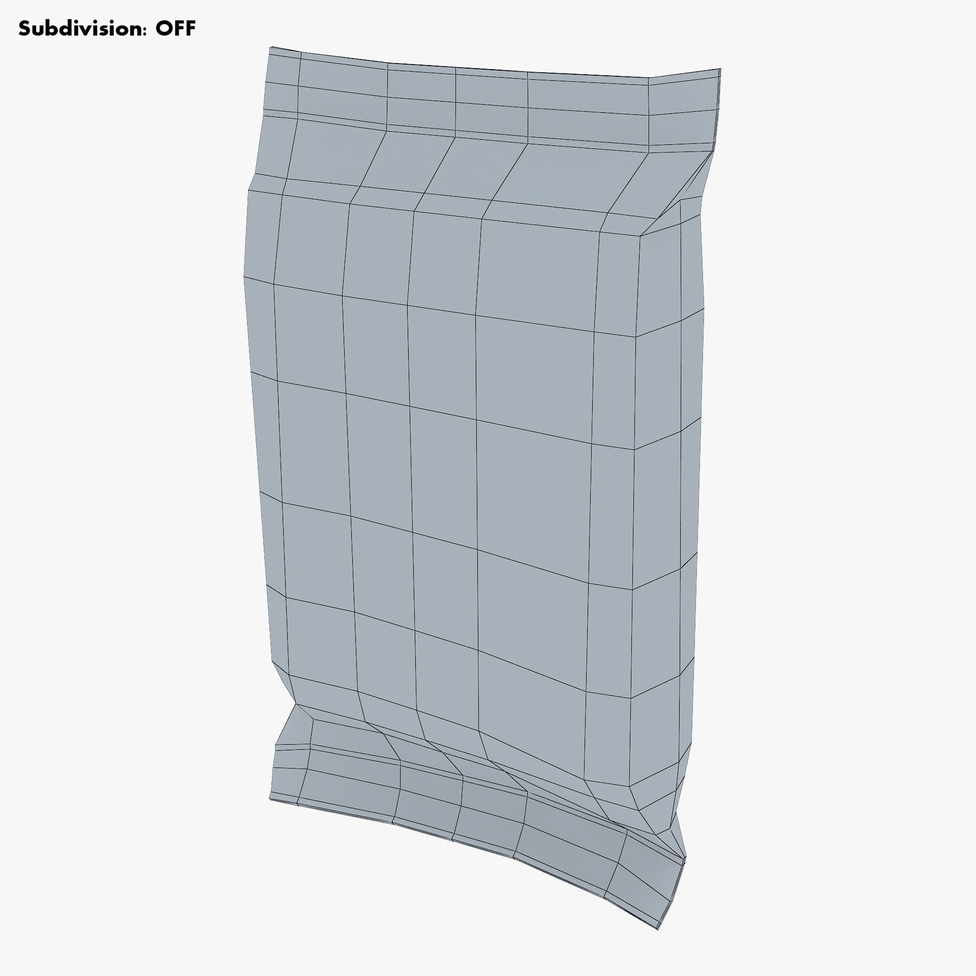 Wafers Chocolate Packaging Simple M 1 3D model_9