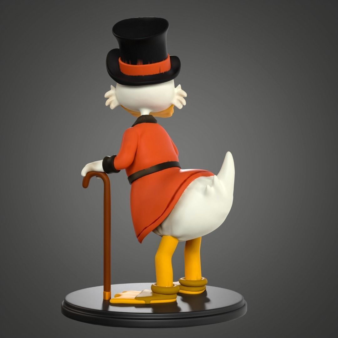 Scrooge Mc Duck for printing 3D print model_2