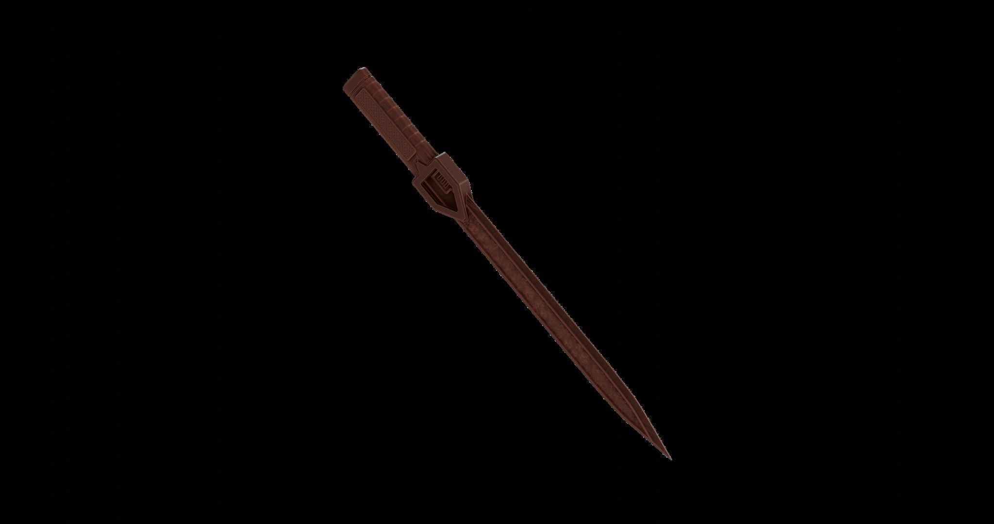 Osmium Dagger from Starfield 3D print model_1